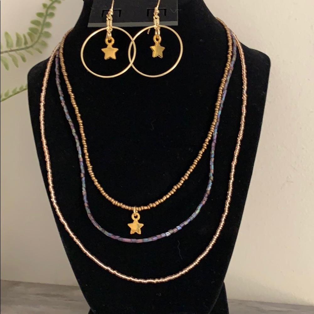 ⭐️ Necklace and earrings set ⭐️